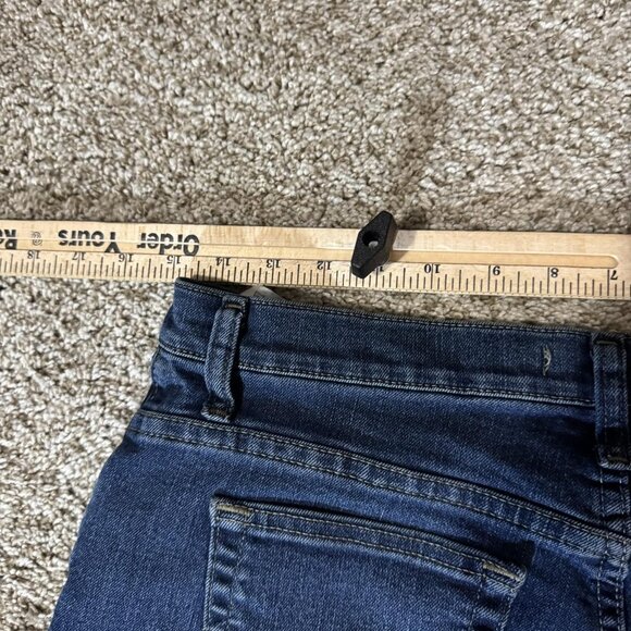 Lee Jeans Womens 10 Long Dark Wash Blue Relaxed Fit Straight Leg Stretch Denim - Picture 9 of 11